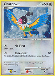 Chatot DP Black Star Promos Pokemon Card