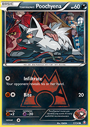 Team Magma's Poochyena Double Crisis Card List