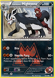 Team Magma's Mightyena Double Crisis Card List