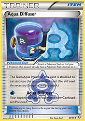 Aqua Diffuser Double Crisis Pokemon Card