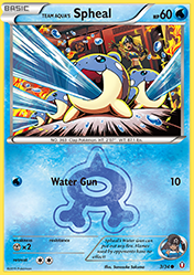Team Aqua's Spheal Double Crisis Pokemon Card