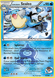 Team Aqua's Sealeo Double Crisis Pokemon Card