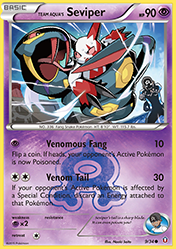 Team Aqua's Seviper Double Crisis Card List