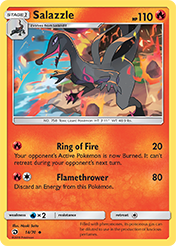 Salazzle Dragon Majesty Card List