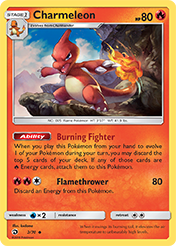 Charmeleon Dragon Majesty Card List