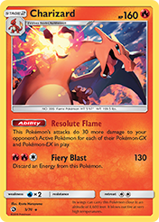 Charizard Dragon Majesty Pokemon Card