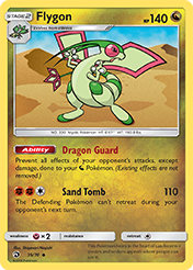 Flygon Dragon Majesty Pokemon Card