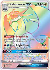 Salamence-GX Dragon Majesty Pokemon Card