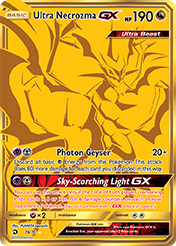 Ultra Necrozma-GX Dragon Majesty Pokemon Card