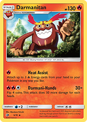Darmanitan Dragon Majesty Pokemon Card