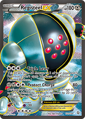 Registeel-EX Dragons Exalted Pokemon Card