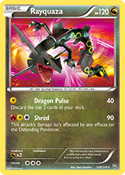 Rayquaza Dragons Exalted Pokemon Card