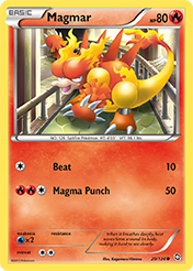 Magmar Dragons Exalted Pokemon Card