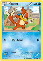 Buizel Dragons Exalted Pokemon Card