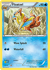 Floatzel Dragons Exalted Pokemon Card