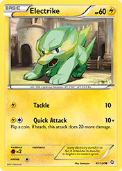 Electrike Dragons Exalted Pokemon Card