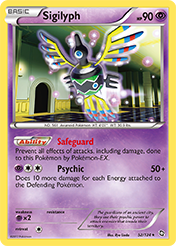 Sigilyph Dragons Exalted Pokemon Card