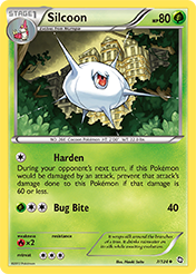 Silcoon Dragons Exalted Pokemon Card