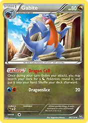 Gabite Dragons Exalted Pokemon Card