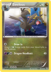 Zweilous Dragons Exalted Pokemon Card