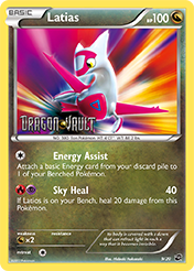 Latias Dragon Vault Pokemon Card