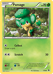 Pansage Emerging Powers Card List