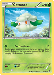 Cottonee Emerging Powers Pokemon Card