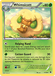 Whimsicott Emerging Powers Card List