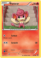 Pansear Emerging Powers Pokemon Card