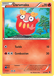 Darumaka Emerging Powers Pokemon Card