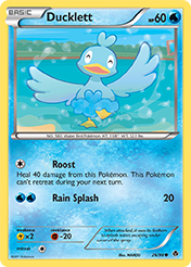 Ducklett Emerging Powers Pokemon Card