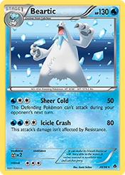 Beartic Emerging Powers Pokemon Card