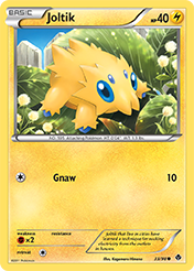 Joltik Emerging Powers Pokemon Card