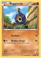 Roggenrola Emerging Powers Pokemon Card