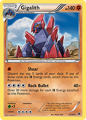 Gigalith Emerging Powers Pokemon Card