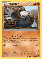 Drilbur Emerging Powers Pokemon Card