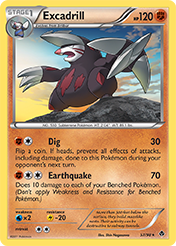 Excadrill Emerging Powers Pokemon Card