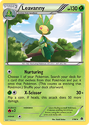 Leavanny Emerging Powers Pokemon Card