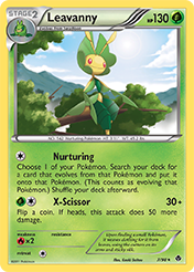 Leavanny Emerging Powers Card List