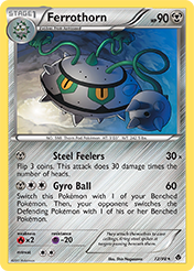 Ferrothorn Emerging Powers Pokemon Card