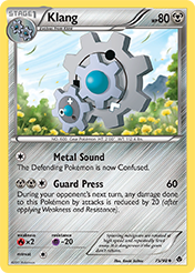 Klang Emerging Powers Pokemon Card