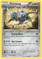 Klinklang Emerging Powers Pokemon Card