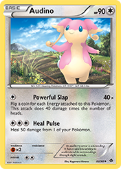 Audino Emerging Powers Pokemon Card