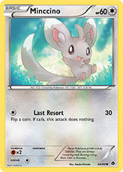 Minccino Emerging Powers Pokemon Card