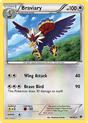 Braviary Emerging Powers Pokemon Card