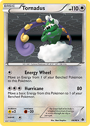 Tornadus Emerging Powers Pokemon Card