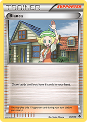 Bianca Emerging Powers Pokemon Card