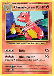 Charmeleon Evolutions Pokemon Card