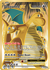 Dragonite-EX Evolutions Pokemon Card