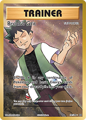 Brock's Grit Evolutions Pokemon Card
